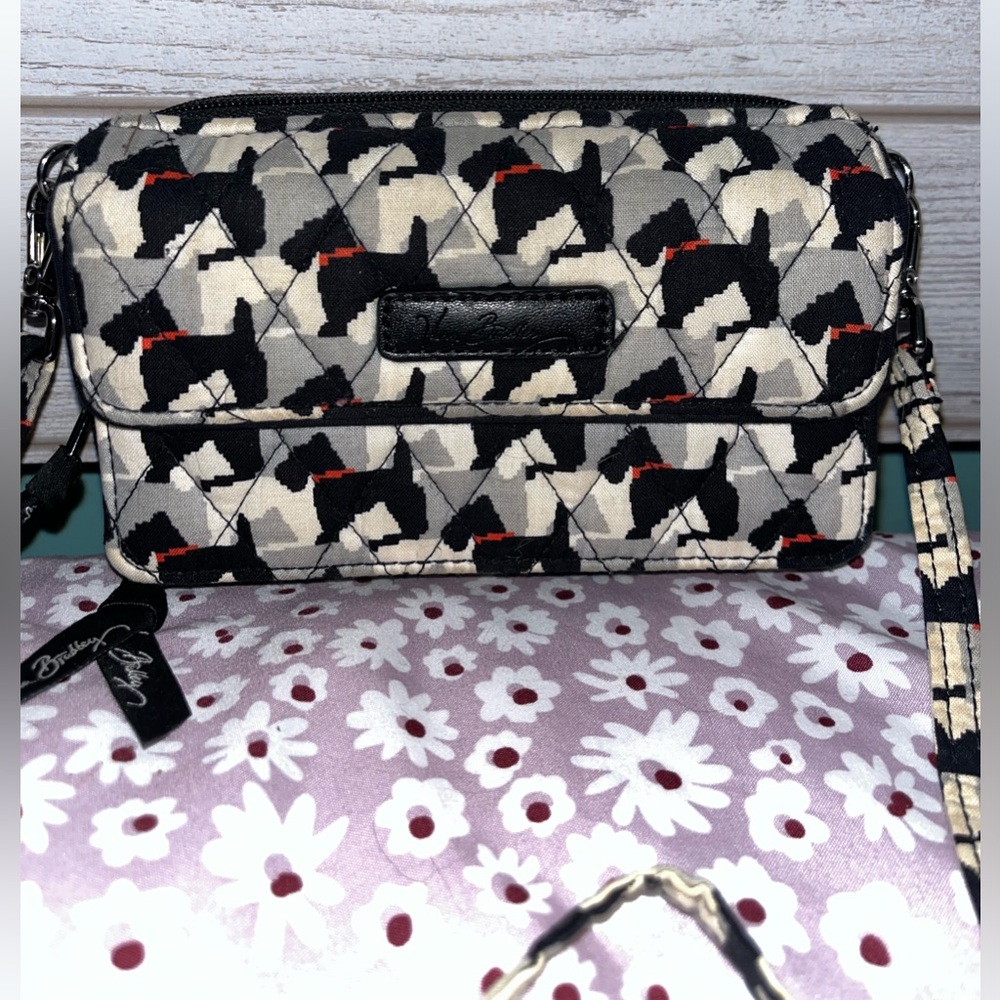 Limited Edition Vera Bradley Scottish Terrier Crossbody Bag/Wallet